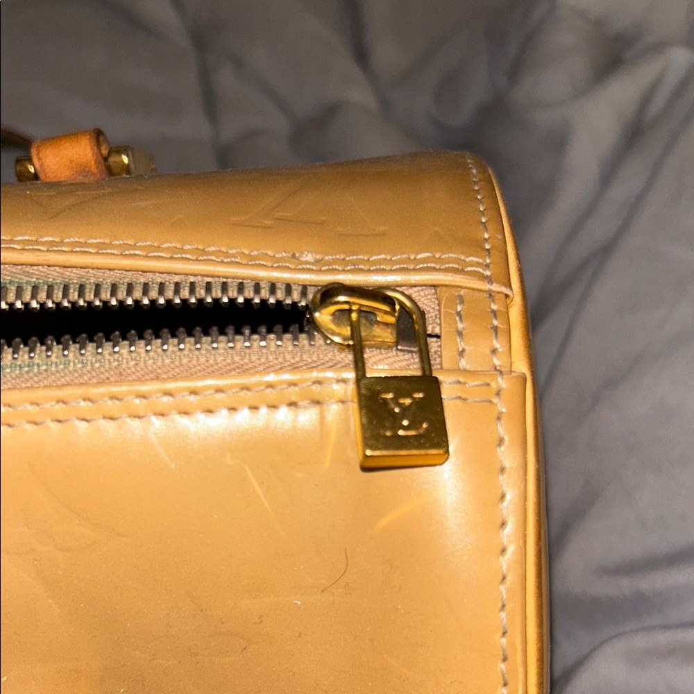 Louis Vuitton Beige Monogram Satchel - Picture 5 of 6